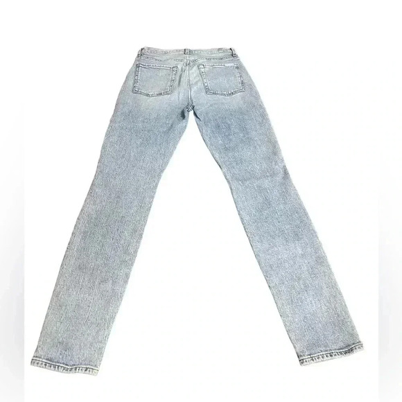 7 for all mankind High Waist Skinny Light Wash Button Fly Jeans Women’s size 27 - Picture 2 of 15